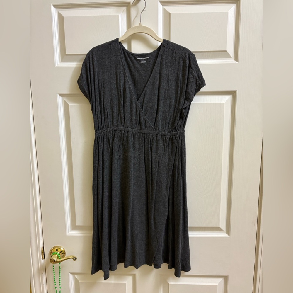 Amazon Essentials Dark Gray Midi Dress